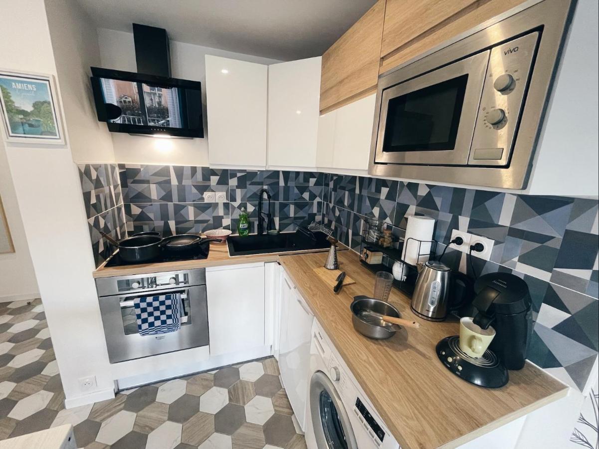 New: Appartement Tout Confort + Parking Gratuit Ам'єн Екстер'єр фото